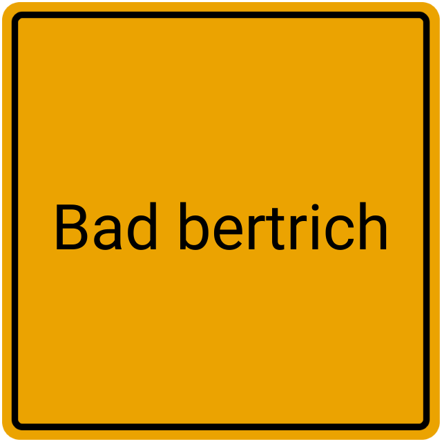 Meldebestätigung Bad Bertrich
